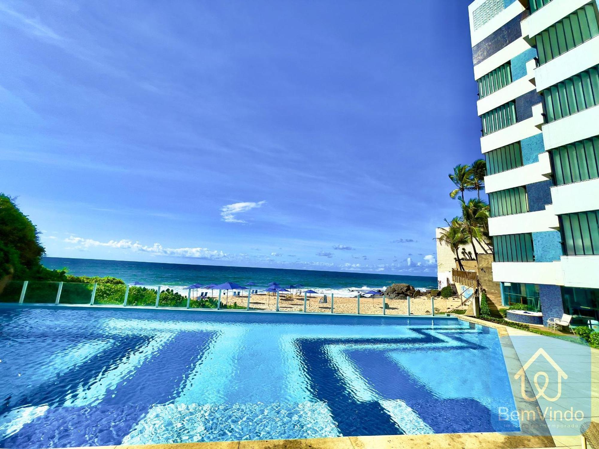 Apartamento Completo Com Vista Mar E Pe Na Areia Салвадор Екстериор снимка