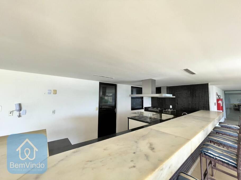 Apartamento Completo Com Vista Mar E Pe Na Areia Салвадор Екстериор снимка